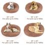 BABYLTRL Dog Bed Cat Bed Donut, Faux Fur Pet Bed Comfortable Cuddler Round, Ultra Soft Calming Dog Bed for Small Medium Large Dogs