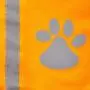 Reflective Dog Harness, Orange Safety Vest, Size Large (1 Pack)
