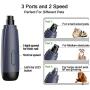 iblive Dog Nail Grinder Trimmer-Powerful and noiseless pet Nail Grinder for Large Medium and Small Dogs&Cats Rechargeable Electric pet Nail Trimmers