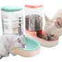 N.Bin Automatic Cat Feeder Automatic Dog Water Dispenser 3.8L Double Bowl Design for Small and Big Pets