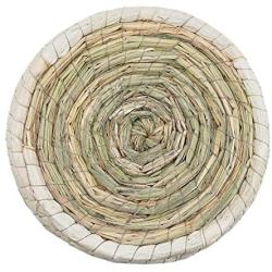 LWINGFLYER Big Bowl-Shaped Cat Scratch Board Pad Straw Pet Nest Bed Toy Supplies Rattan Bed Hand-Woven Cat Litter Cat Scratch Box Cat Favorite