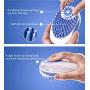 Miwaimao Soft Silicone Pet Bath Brush - Shampoo Dispenser, Very Suitable for Small Dogs and Long-Haired Cats to Wash, Shampoo, Remove Loose Fur, Safe and Scratch-Free (Green)
