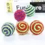 DSstyles Pet Biting Catch Toys,Cat Dog Chasing Toys Scratch-Proof Balls Pet Kitten Cat Exercise Tools Random Color 4.5cm in Diameter DSstyles Pet Biting Catch Toys,Cat Dog Chasing Toys Scratch-Proof Balls Pet Kitten Cat Exercise Tools Random Color 4.5cm in Diameter