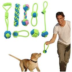 Sarahair Pet Dog Chew Toy, Pet Dog Puppy Interactive Cotton Rope Ball Toys Gift