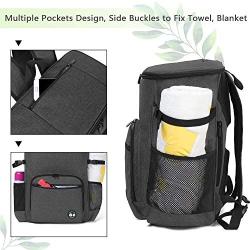 Teamoy Dog Travel Backpack, Pet Supplies Weekend Organizer with 2 Silicone Collapsible Bowls, 2 Food Carrier, 1 Water-Resistant Placemat