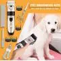 Dog Clippers Shaver Low Noise Pet Rechargeable Cordless Electric Quiet Hair Grooming Professional Trimmer Tool Set with Combs Brush Guides Scissors Nail Kits for Dogs Cats Pets Animals Dog Clippers Shaver Low Noise Pet Rechargeable Cordless Electric Quiet Hair Grooming Professional Trimmer Tool Set with Combs Brush Guides Scissors Nail Kits for Dogs Cats Pets Animals