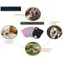 Female Dog Diaper Washable & Reusable Dog Wrap Leakproof Dog Pack Dog/Puppy/Doggie Diaper with High Absorbent, Waterproof Material and Comfortable Elastic Tail Hole (Pack of 3) (X-Small Size)