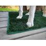 LOOBANI Dog Hemming Grass Bathroom Pads, Artificial Turf Pet Grass Replacement Mat, Portable Puppy Potty Trainer for Indoor/Outdoor Use (18'' x 28'')