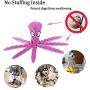 Morvsspe Pet Interactive Dog Toys for Small and Medium Dogs, Durable Plush Squeaky Octopus Dog Toy for Puppy Teething Chew Toys
