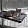VWMYQ Cat Hammock Cat Window Perch Cat Window Seat Bed Removable Pet Resting Seat Safety Cat Bed Suction Cups withWall Corner and Three Little mice