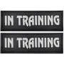 CREATOR 2 Pack Dog Patches with Hook Backing 2 x 6 Inch -Service Dog, Service Dog in Training, in Training for Harnesses, Collars, Leashes CREATOR 2 Pack Dog Patches with Hook Backing 2 x 6 Inch -Service Dog, Service Dog in Training, in Training for Harnesses, Collars, Leashes