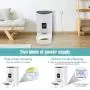 TOO TOO 7L Automatic Dog Feeder, Timer Cat Food Dispenser with Desiccant Bag for Dry Food, Programmable Portion Control 1-4 Meals per Day&Voice Recorder for Small/Medium Pets (White) TOO TOO 7L Automatic Dog Feeder, Timer Cat Food Dispenser with Desiccant Bag for Dry Food, Programmable Portion Control 1-4 Meals per Day&Voice Recorder for Small/Medium Pets (White)