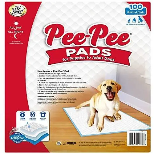 Pee-Pee Pet Select Pads, 100 ct. Pee-Pee Pet Select Pads, 100 ct.