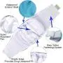 IN HAND Washable Male Dog Diapers(Pack of 3), Premium Reusable Belly Bands for Male Dogs, Durable Male Dog Belly Wrap, Comfy Doggie Diapers IN HAND Washable Male Dog Diapers(Pack of 3), Premium Reusable Belly Bands for Male Dogs, Durable Male Dog Belly Wrap, Comfy Doggie Diapers