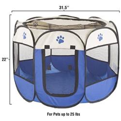 PETMAKER Pet Playpen with Carrying Case