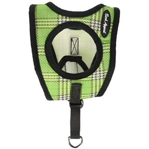 Bark Appeal Mesh Step in Harness, Small, Green Plaid Bark Appeal Mesh Step in Harness, Small, Green Plaid