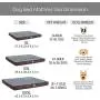 TR pet Large Orthopedic Dog Bed for Small, Medium, Large Dogs up to 40/80/100 lbs| Waterproof Lining Dogs Mat |Egg-Crate Pet Foam Mattress with Removable Washable Cover | Faux Fur Sleeping Surface TR pet Large Orthopedic Dog Bed for Small, Medium, Large Dogs up to 40/80/100 lbs| Waterproof Lining Dogs Mat |Egg-Crate Pet Foam Mattress with Removable Washable Cover | Faux Fur Sleeping Surface