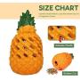 Okls Increase Friendship Pineapple Shaped Food Grade Non-Toxic Pet Dog Teeth Cleaning Molar Chewing Toy Super Durable Clever