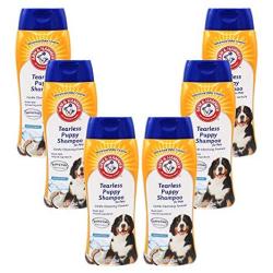 Arm & Hammer Tearless Puppy Shampoo, Gentle & Effective Tearless Shampoo for All Dogs & Puppies, Coconut Water Scent Your Dog Will Love, 20 Ounces - 6 Pack