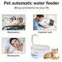 Pet Water Dispenser Automatic Circulation Water Dispenser Pet Health And Sanitation Faucet Drinking Fountain Faucet Fountain Drinking Fountain With LED USB Plug Suitable For Cats, Dogs And Birds