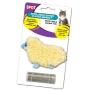 Ethical Pet Refillable Catnip Toy, Fleece Animal