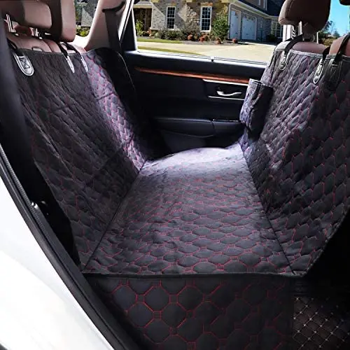 LETTON Dog Car Seat Cover Waterproof Durable Anti-Scratch Nonslip Back Seat Pet Protection Dog Travel Hammock with Side Flaps for Cars/Trucks/SUV LETTON Dog Car Seat Cover Waterproof Durable Anti-Scratch Nonslip Back Seat Pet Protection Dog Travel Hammock with Side Flaps for Cars/Trucks/SUV