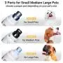 MIU COLOR Dog Nail Grinder, Upgraded Professional Pet Nail Trimmer, Low Noise and Build-in LED Light, Rechargeable 2 Speed Pets Electric Nail File Painless Paws Grooming for All Sizes Dogs Cats MIU COLOR Dog Nail Grinder, Upgraded Professional Pet Nail Trimmer, Low Noise and Build-in LED Light, Rechargeable 2 Speed Pets Electric Nail File Painless Paws Grooming for All Sizes Dogs Cats