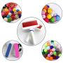 Square Steel Needle pet Comb 1PC - Pet Nail File 2PCS - Cat Toy Pet Rattan Ball 1PC - Pet Shiny Fluffy Ball 1PC - Pet high Elastic Wool Ball 2PCS - Color randomised