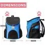Guay Pet Carrier Backpack for Dogs and Cats- Soft Sided Ventilated Mesh with Bed Liner - Safe Hiking Walking Travel Bag for Small Pets Kitten Puppy Up to 12 lbs Guay Pet Carrier Backpack for Dogs and Cats- Soft Sided Ventilated Mesh with Bed Liner - Safe Hiking Walking Travel Bag for Small Pets Kitten Puppy Up to 12 lbs