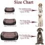 Utotol Warming Dog Beds, Rectangle Washable Pet Bed with Firm Breathable Cotton for Cats, Sleeping Orthopedic Bed