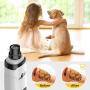 Razoo Dog Nail Grinder with Two Speed – Professional Electric Pet Nail Trimmer for Cats, Large, Medium & Small Dogs - Painless Paw Smoothing, Grooming, Trimming Tool – Rechargeable, Low Noise & Quiet…