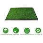 CDH Pet Potty Dog Grass Pee Potty Pad,Artificial Grass for Dogs Potty,Portable Potty Grass Training Mat for Indoor and Outdoor Use (16''x20'',17''x27'',18''x13'',27''x34'')