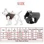 RubRab Tactical Dog Harness Vest with Handle No Pulling Front Clip Military Working Training Molle Vest with Metal Buckles & Loop Panels