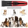 AFDEAL Dog Clippers Pet Trimmer Kit Low Noise Pet Hair Shaver USB Rechargeable Cordless Professional Pet Grooming Clipper Kit for Trimming Hair Body of Small Medium Large Pets Dogs Cats