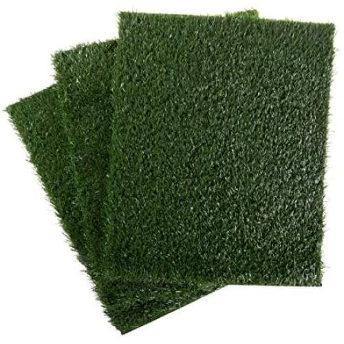 Artificial Grass Puppy Pad for Dogs and Small Pets – Portable Training Pad with Tray – Dog Housebreaking Supplies by PETMAKER