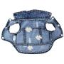 Pet Clothes Denim Dog Costume Summer Cowboy Vest Daisy Shirt Jeans Jacket Puppy Clothing for Chihuahua Yorkies