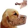 Downtown Pet Supply Basket Cage Dog Muzzles, Adjustable for Small, Medium and Large Dogs - Great for Training, Stops Biting