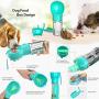 ColorfulLaVie Portable Dog Water Bottle - 500ml Large-Capacity Pet Water Cup with Food Containers,Shovel and Garbage Bags, Suitable for Outdoor Walking,Hiking,Traveling, Food Grade Plastic