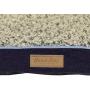 Good Dog Denim Memory Foam Plush Dog Bed with Liner Indigo/Tan/Blue 30 X 40 Inches