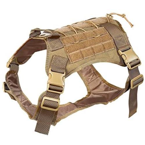 Feliscanis Tactical Service Dog Vest Military Patrol K9 Dog Vest