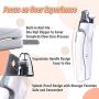 Dog Nail Clipper with Rechargeable LED Light to Avoid Over-Cutting Nails & Built-in Nail File/Razor Sharp Blades/Sturdy Non Slip Handles for Professional Grooming at Home