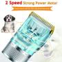 IAIPET Dog Clippers Pet Grooming Kit Quiet Cordless Dog Grooming Clippers Rechargeable with 2-Speed Low Noise Heavy Duty Hair Clippers Set for Dogs Cats with Spare Clipper Blade