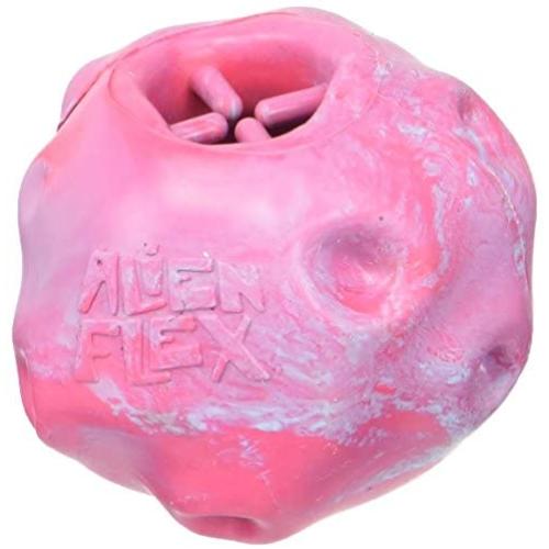 Spunky Pup Alien Flex Rubber Chew Toys