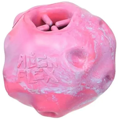 Spunky Pup Alien Flex Rubber Chew Toys