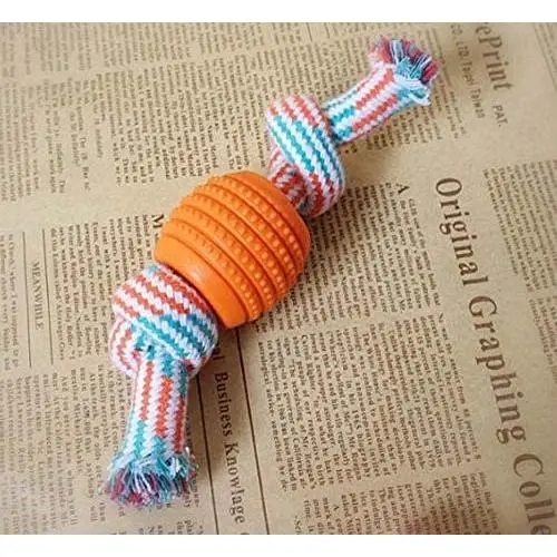 Pet Toys Great 3 PCS Pet Dog Toys Chew Teeth Clean Outdoor Traning Fun Playing Rope Ball(Blue) (Color : Orange) Pet Toys Great 3 PCS Pet Dog Toys Chew Teeth Clean Outdoor Traning Fun Playing Rope Ball(Blue) (Color : Orange)