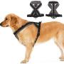 PENIVO Dog Harness for Large Dogs,No-Pull Mesh Vest Adjustable Chest Pet Reflective Harness for Medium Dogs Running and Walking Outdoor