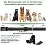 Dog Training Collar, Rechargeable Dogs Shock Collar Set with Remote, w/3 Training Modes, Beep, 8 Vibration Levels& 16 Shock Levels, Waterproof Adjustable Bark Collar Fit for Small Medium Large Dogs Dog Training Collar, Rechargeable Dogs Shock Collar Set with Remote, w/3 Training Modes, Beep, 8 Vibration Levels& 16 Shock Levels, Waterproof Adjustable Bark Collar Fit for Small Medium Large Dogs