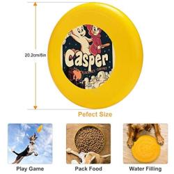 Pet Frisbee Flying Disc Dog Toy - Multifunction Casper The Friendly Ghost