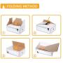 Smartbean Cat Scratcher 2PCS with Cardboard Cat Scratch Box Reversible Corrugated Scratching Pad Durable,Cat Scratching Post