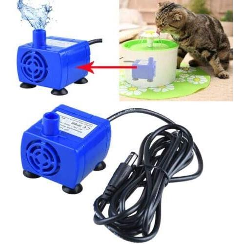 Tool Parts Pet Water Fountain Pump Replacement Submersible For Dog Cat Drinking Feeding AC 220V 3W 5W For Fish Tanks Plants Supplies Tool